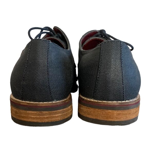 CALL IT SPRING Navy Blue Meledisant Point Toe Men’s Oxford Dress Shoes Size 8 - Picture 5 of 7